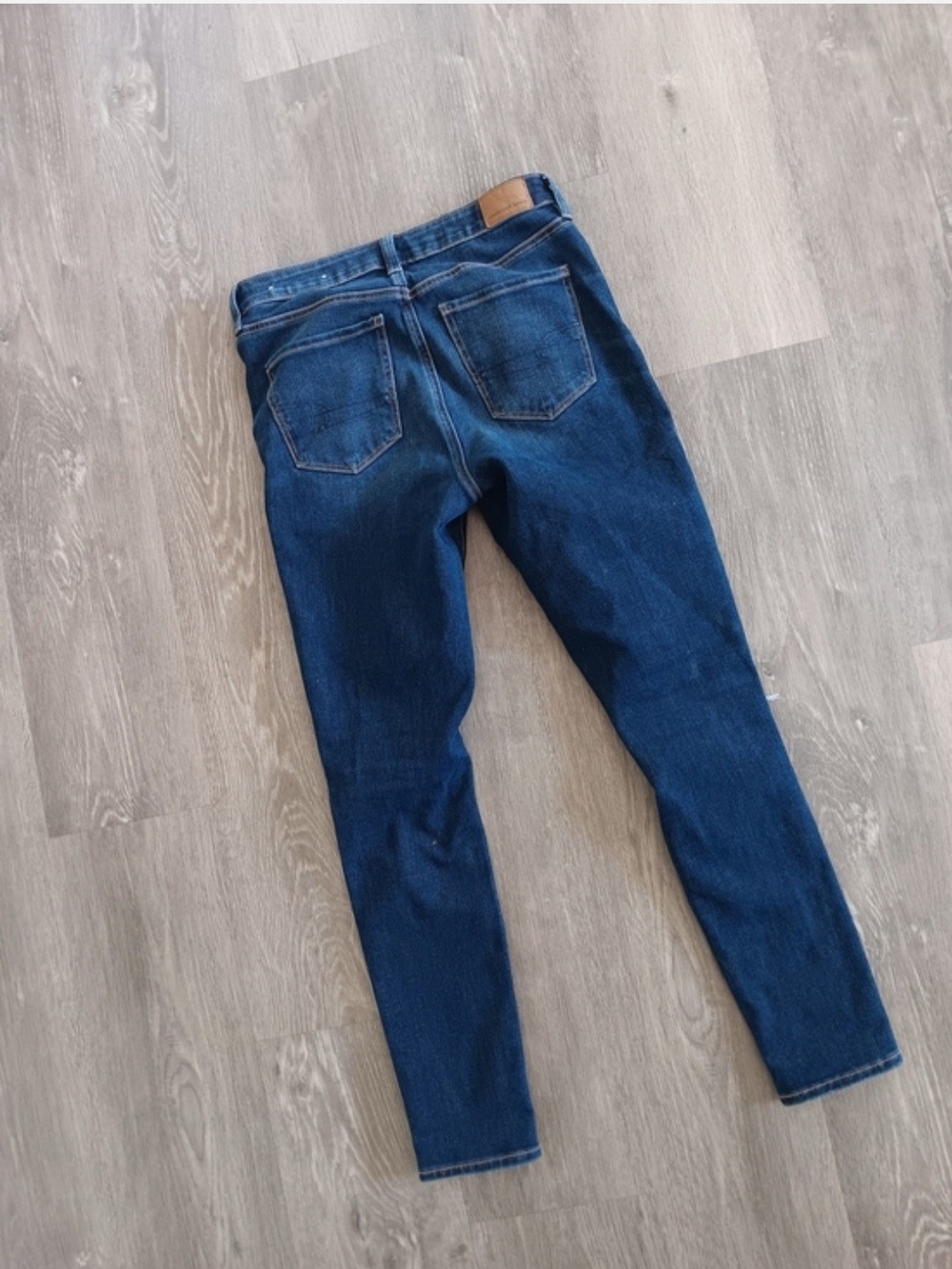 American Eagle High Rise Dream Stretch Denim Distressed Jegging Skinny Jeans 6 - Picture 5 of 7